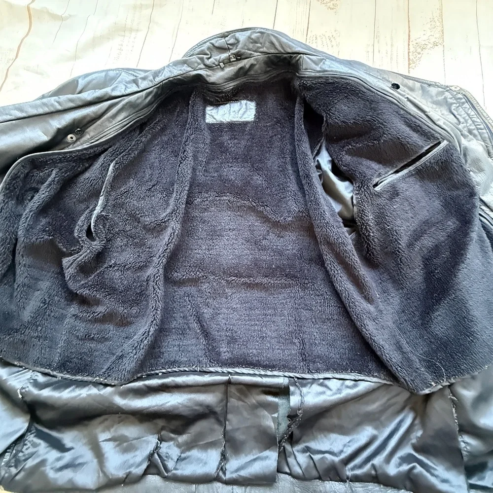 Vintage J Elkins by‎ Alamo Uomo | Leather Flight Jacket - Picture 8 of 9